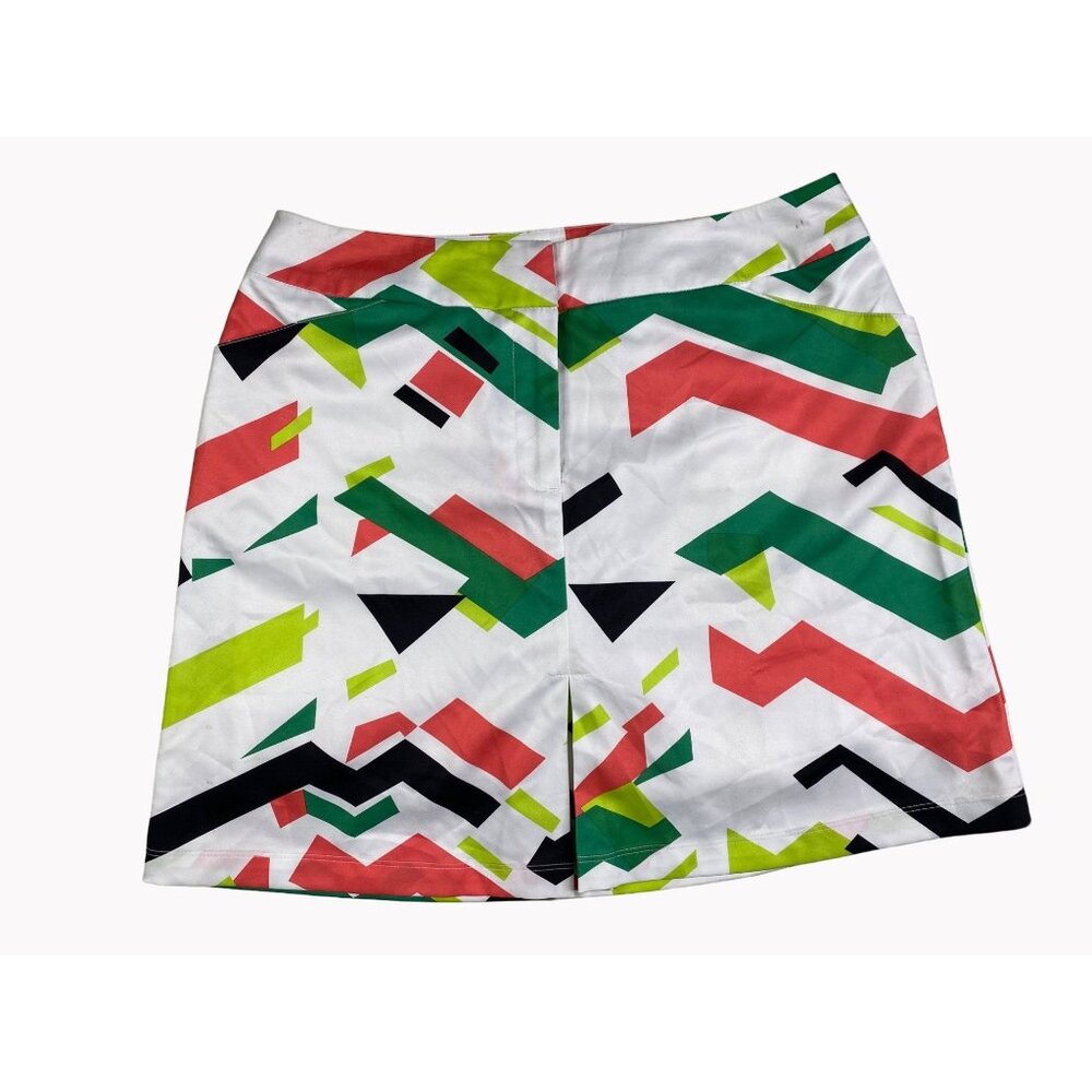 Tail Activewear Size 0 Womens White Label Chevron Print Skort stretch